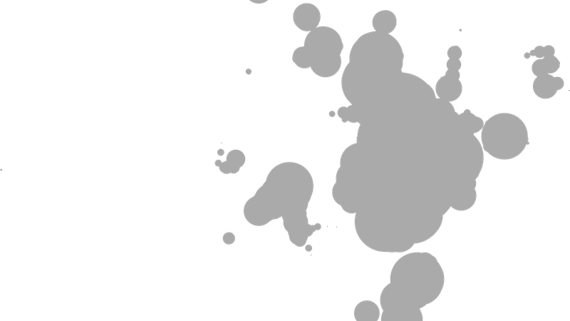 public transport isochrone map of Sydney